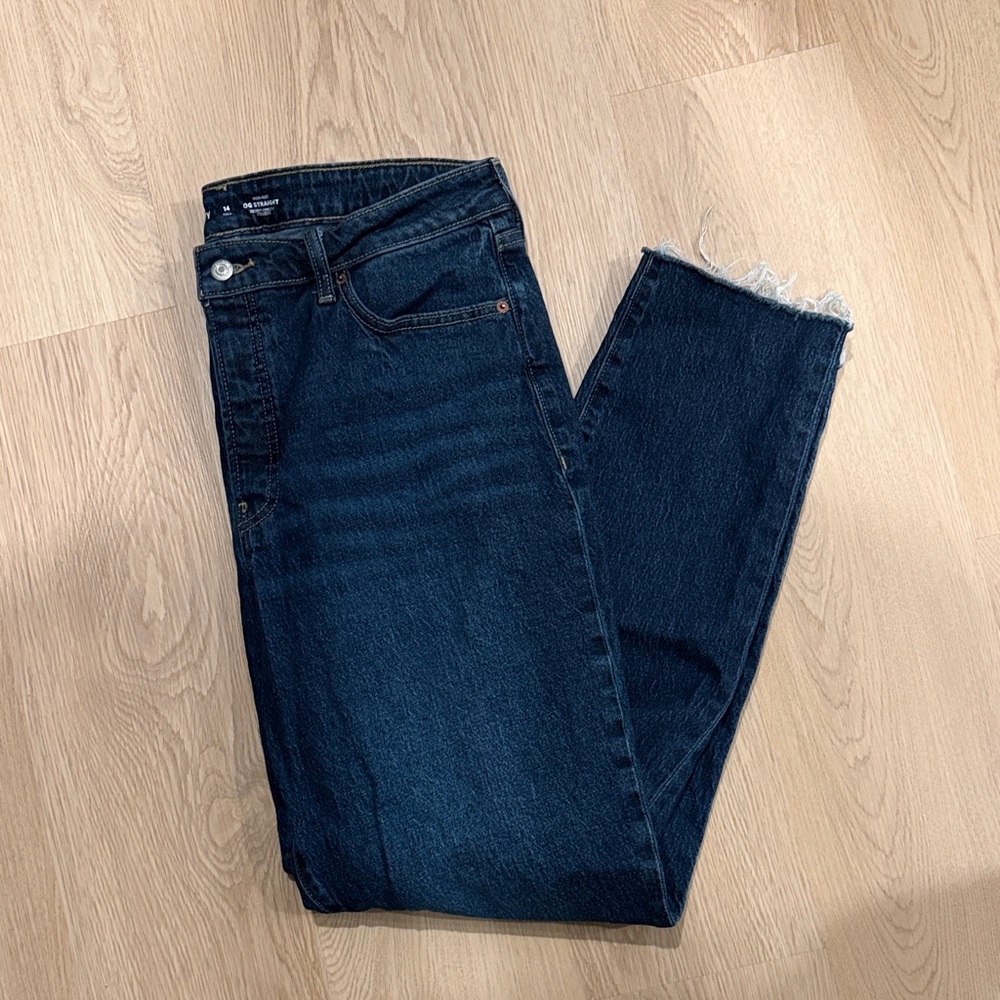 Women’s Dark Blue Straight Jeans